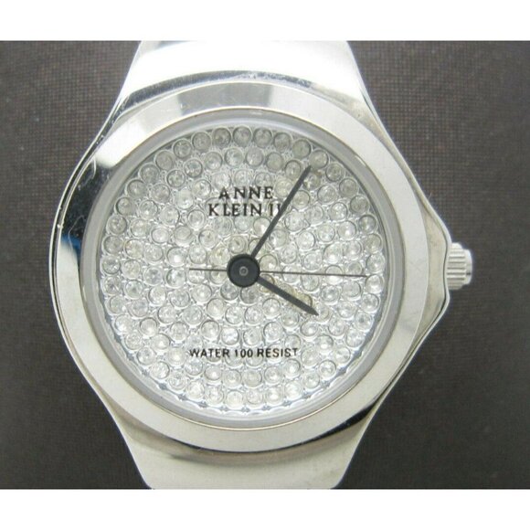 Women's Anne Klein II 100ft WR Crystals Analog 25mm Dial Watch (C257) - Picture 1 of 11